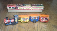 1950's vintage wind up train Western Express in original box made Japan   Z131