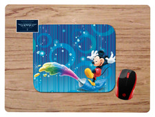 MICKEY MOUSE STEPPING ON PAINT TUBE CUSTOM MOUSE PAD DESK MAT HOME SCHOOL OFFICE