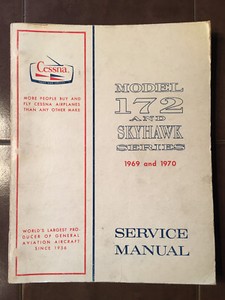 1969-1970 Cessna Model 172K & F172H Skyhawk Service Manual