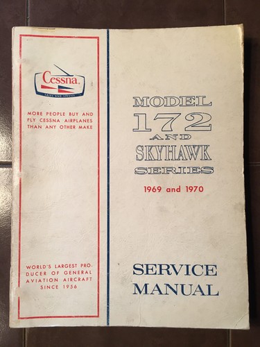 1969-1970 Cessna Model 172K & F172H Skyhawk Service Manual