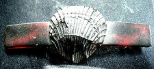 RARE KARINA FRENCH CELLIOUD SHELL LONG HAIR CLIP BARRETTE