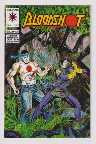 Valiant! Bloodshot! Issue #7 (1993)! 1st full appearance of Ninjak! - Afbeelding 1 van 1