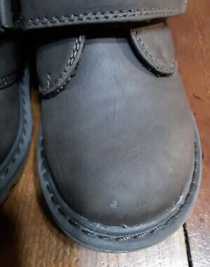 TOMMY HILFIGER МАЛЫШЕЙ МАЛЬЧИКОВ КОРИЧНЕВЫЙ СКОЛЬЖЕНИЯ НА КРЮЧОК И ПЕТЛЯ БОТИЛЬОНЫ ДЕТСКИЙ МАЛЬЧИК 7 - Изображение 4 из 4