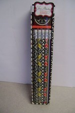 Vera Bradley Pencil Box Set Barcelona  11270-061 New 10 - 2Pencils/Sharpner