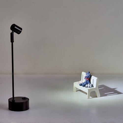 Lámpara de poste de luz LED de 3W alimentada por batería botón foto foco gabinete vitrina - Imagen 14 de 28