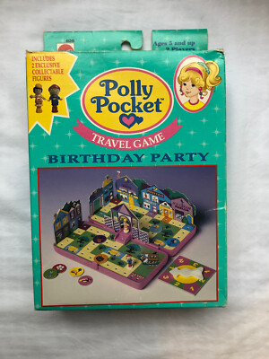 Polly Pocket Birthday Party Travel Game Brand New
