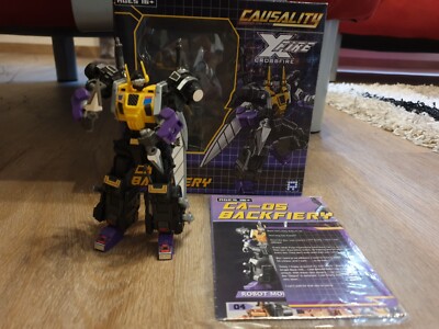 Fansproject Causality XFire CA-05 Backfiery (Kickback) ink. Toyhax Upgrade!
