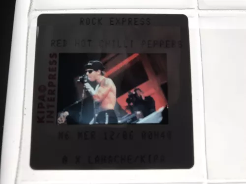 RED HOT CHILI PEPPERS - DIAPOSITIVE DE PRESSE SLIDE