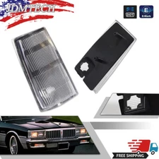 Clear Side Marker Corner Lights For 1983-89 Pontiac Bonneville Parisienne Safari
