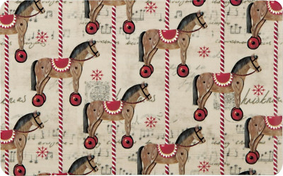 Frühstücksbrettchen 23,5 x 14,5 cm Karussellpferd Weihnachten Carousel Horse IHR