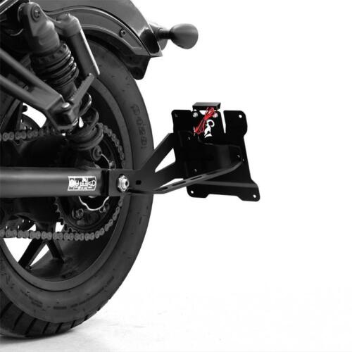 Support de plaque d'immatriculation latérale ZIEGER support plaque de maintien Honda CMX 1100 Rebel - Photo 3 sur 5