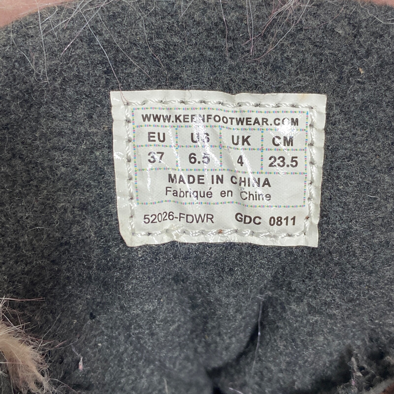 Stivali Keen Helena donna 6 5 pelle marrone impermeabili pelliccia sintetica 52026 FDWR