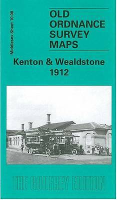 MAP OF Kenton & Wealdstone 1912: Middlesex Sheet  10.08 by Pamela Taylor NEW