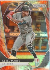 2020 Panini Prizm Ketel Marte #142 Cosmic Haze Prizm SP