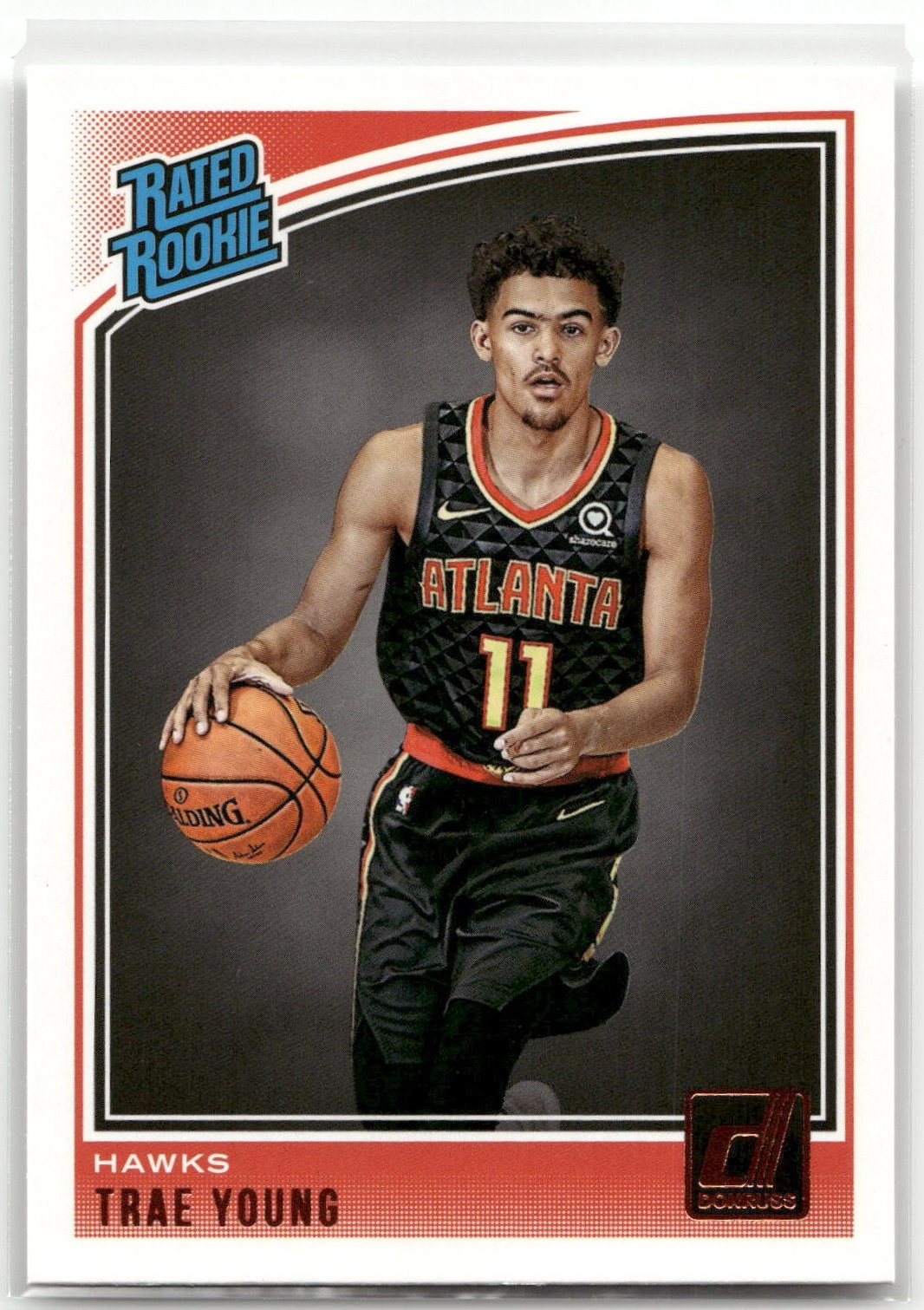 2018-19 Hoops: #250 Trae Young RC NM-MT OR BETTER