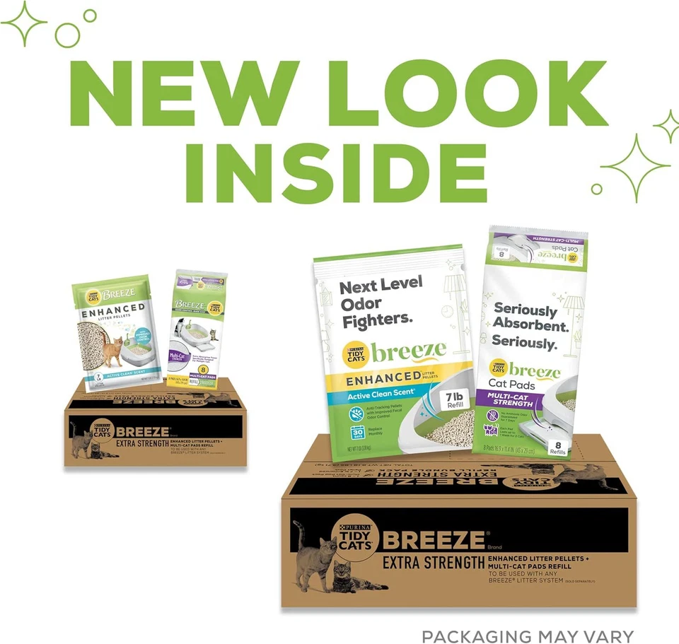   Paquete de recarga de arena para gatos Breeze Extra Strength Foto 2 de 4