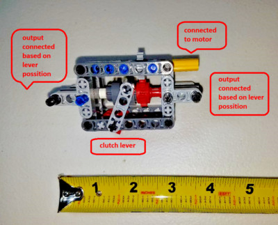 LEGO Technic Clutch Case Gearbox compact 7L - car truck NXT EV3 - new parts