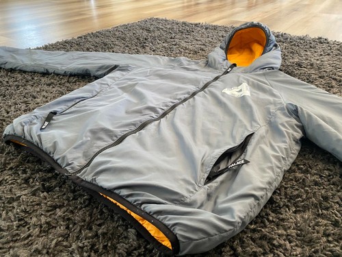Palace Reversible Thinsulate Jacket - Medium - Cool Grey/Sun Orange - Picture 10 of 12