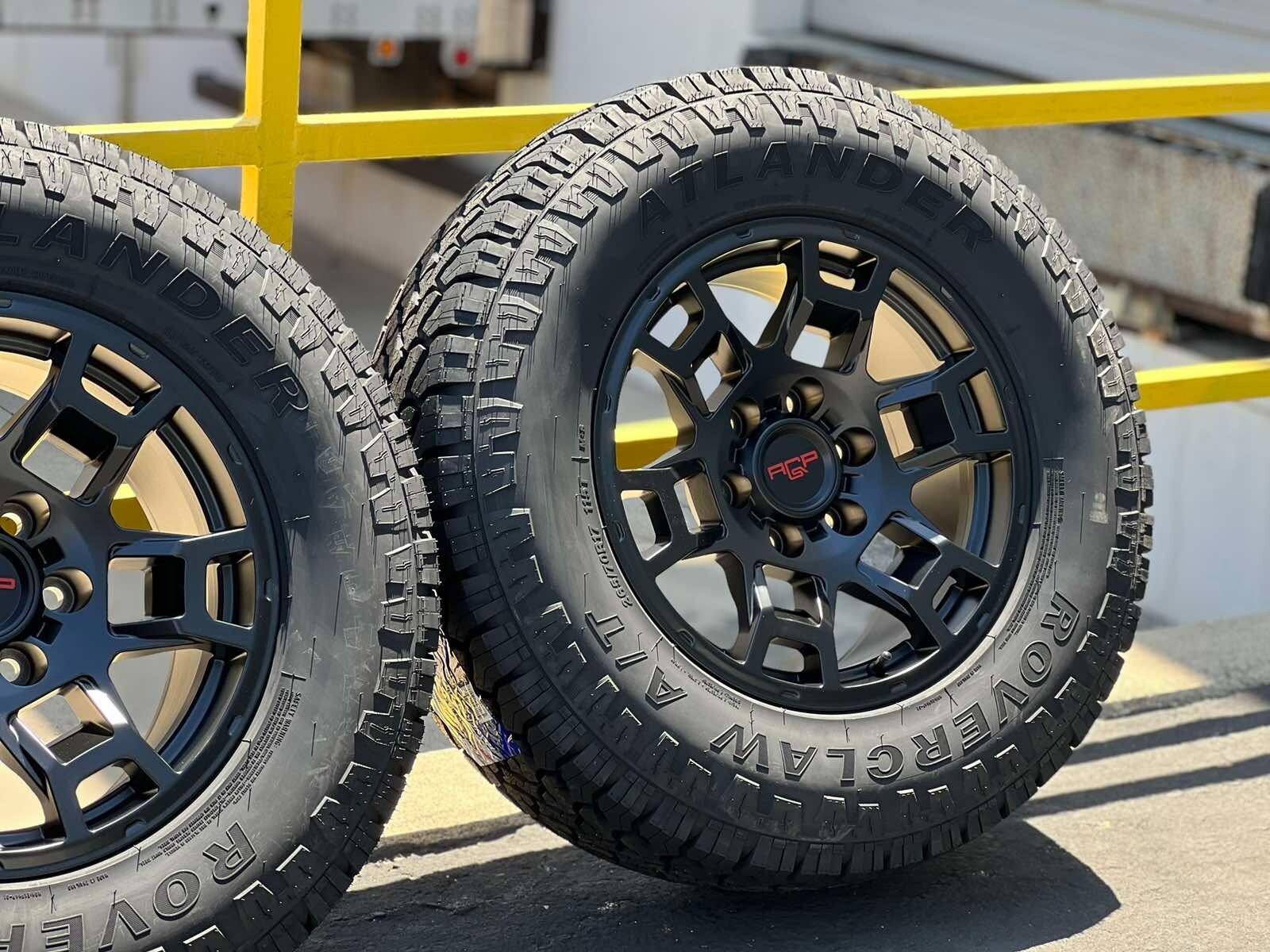 17" Wheels 265/70R17 A/T Tires TRD PRO Toyota 4runner Tundra