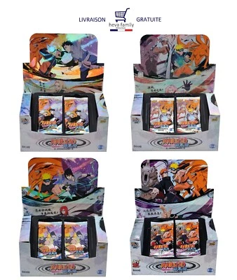NARUTO KAYOU JCC TCG DISPLAY 10 YUAN 18 Boosters! 90 Cartes à collectionner NEUF