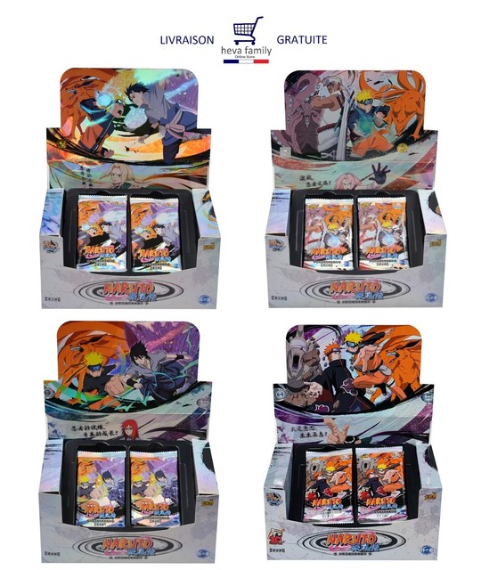 ¡NARUTO KAYOU TCC TCG EXHIBE 10 YUANES 18 SOBRES DE REFUERZO! 90 Cartas NUEVAS