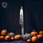 Hand Poured 1oz .999 Silver Knife Shaped SERIAL Psycho Killer - IT #009