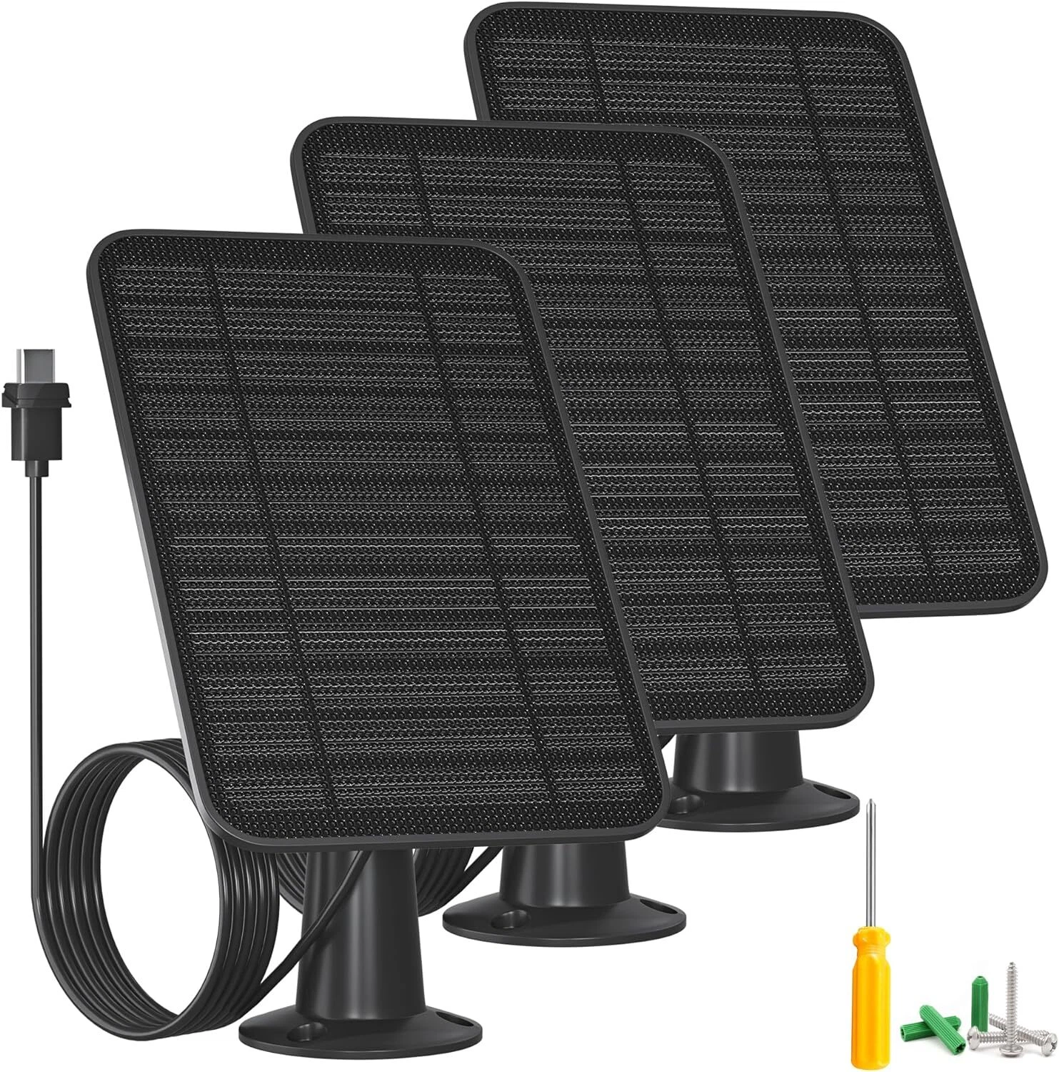 3Pcs Solar Panel Charger Compatible with New Blink Outdoor 4(4th Gen)Camera USA