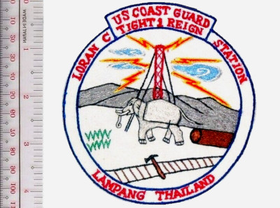 US Coast Guard USCG Thailand Tight 1 Reign LORAN C Station Lampang, NO TARIFF