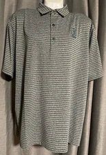 TPC Sawgrass, Gray & Pin Stripe Shirt, PGA Tour Officially licensed, Cutter&Buck