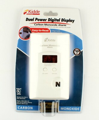 *Kidde Dual Power Digital Display Carbon Monoxide Alarm KN-COPP-3
