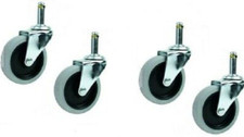 4 x Genuine NUMATIC Castor Wheel XC1 XC3 JANITOR TROLLEY 75mm   NUM204060 x 4