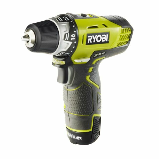 Ryobi 12v Cordless Drill Driver With 2 