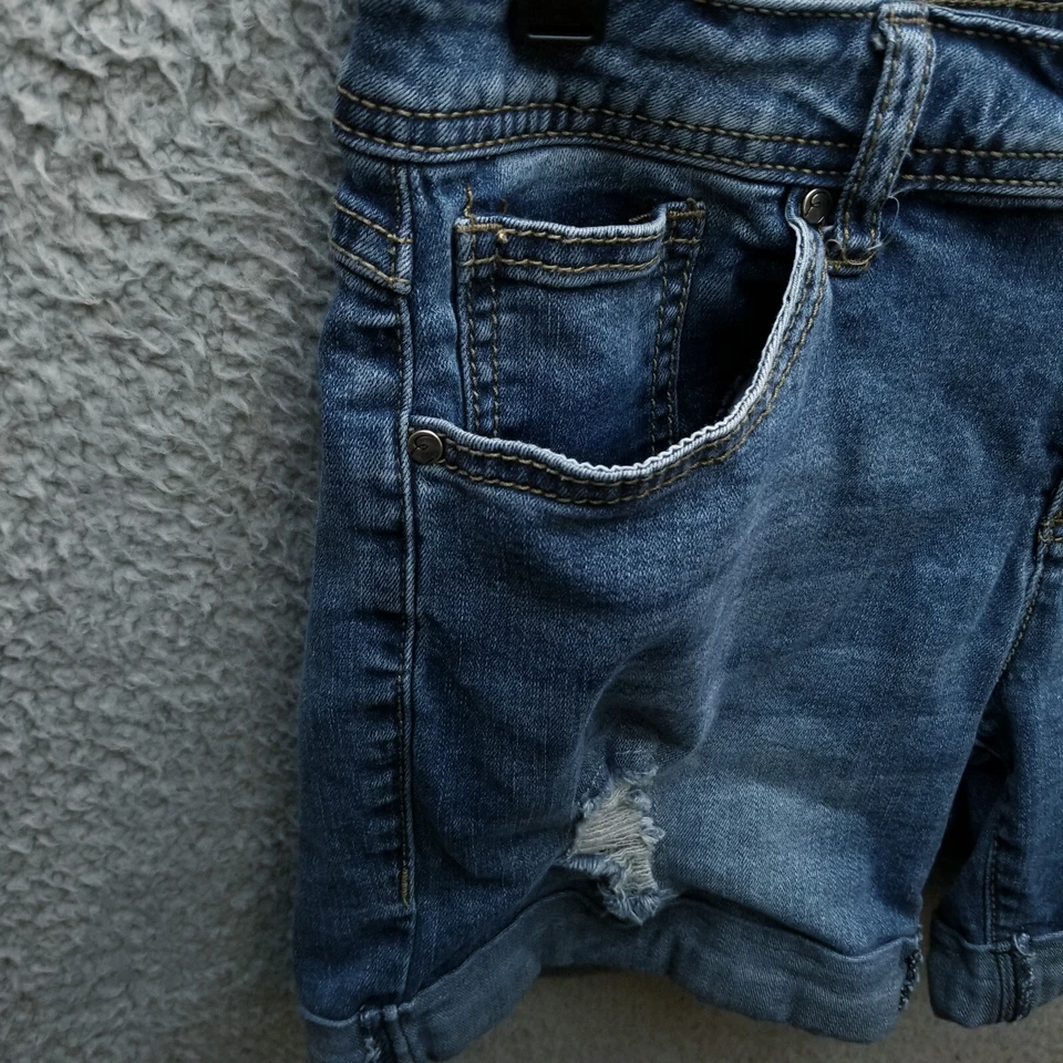 Shorts jeans Earl Jean feminino 6 azul chino 30" 5" 8,5" - Imagem 2 de 4