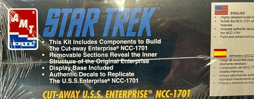AMT-ERTL STAR TREK: U.S.S. ENTERPRISE NCC-1701 Cut-Away Model - Picture 6 of 6