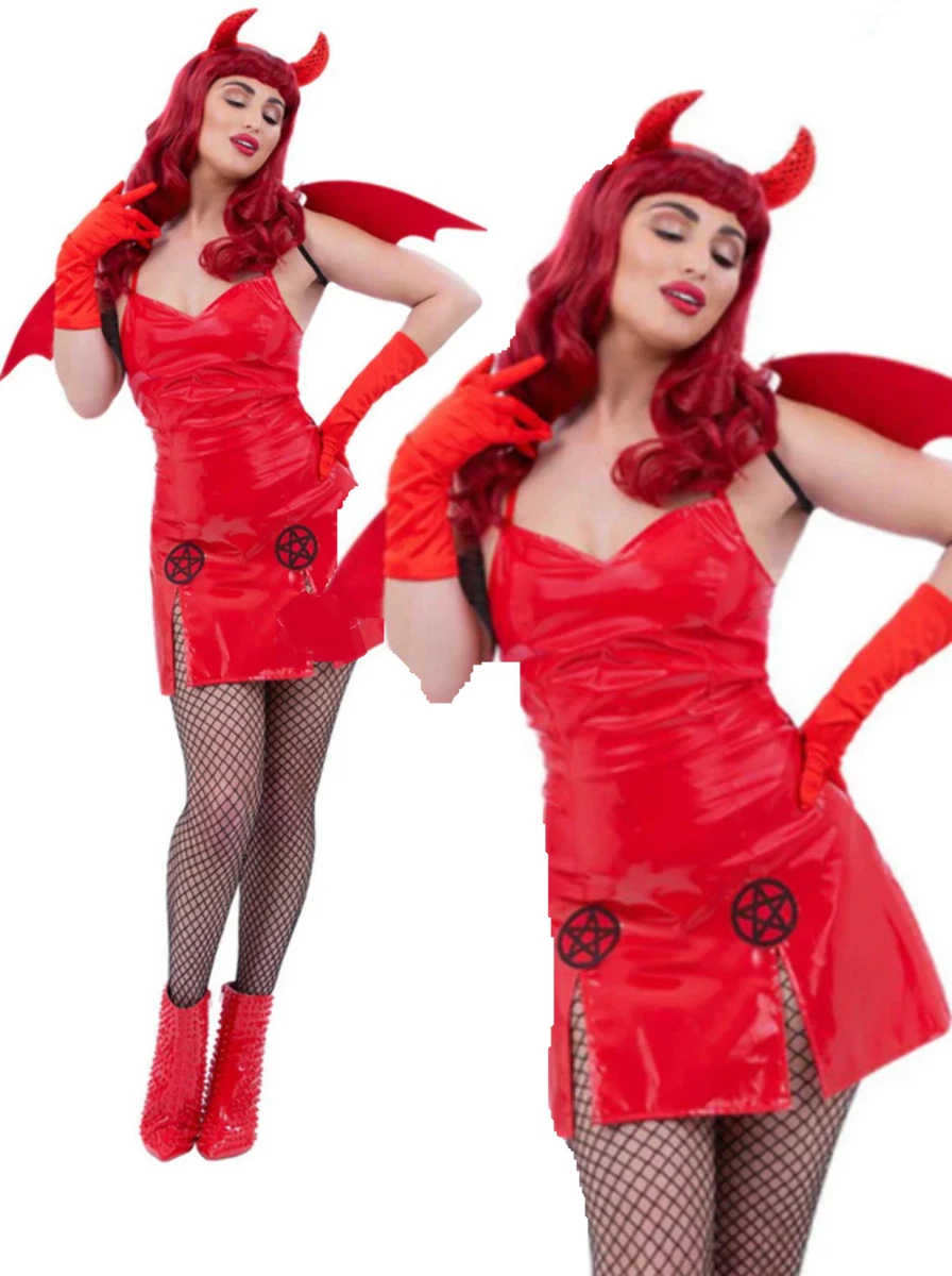 Adult Costume Ladies Devil Costume Uk FUN Costumes Girl's Darling Devil  Costume Girl's Devil Costumes X-