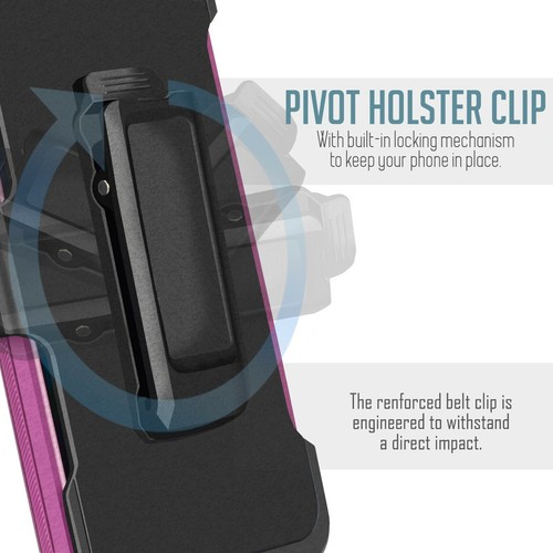 For Motorola G9 Plus 2021 /G9 Play Holster Case Fits Otterbox Defender Belt Clip - Picture 24 of 50