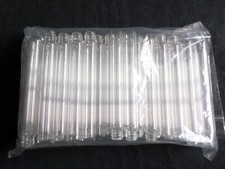 Approx (45) Unbranded 3 3/4" Long Round Bottom Threaded Glass Vials, 95 x 9mm