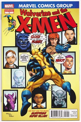 WOLVERINE AND THE X-MEN #2 2011 MCGUINNESS RETAIL VARIANT 1:50 NM+ MARVEL COMICS