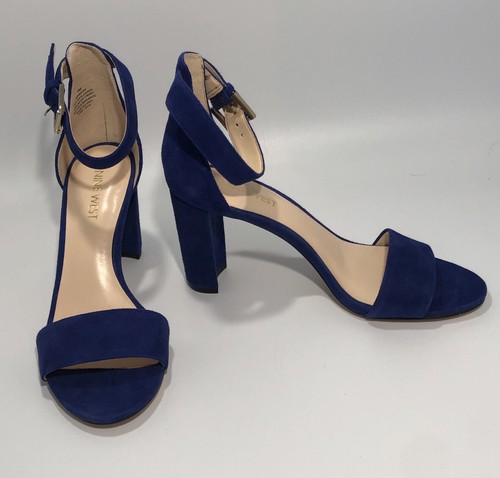 ROYAL Blue Suede Nine West Nora 