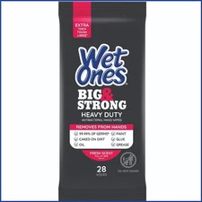 Wet Ones Big Ones Big Strong Antibacterial Hand Wipes Fresh Heavy Duty