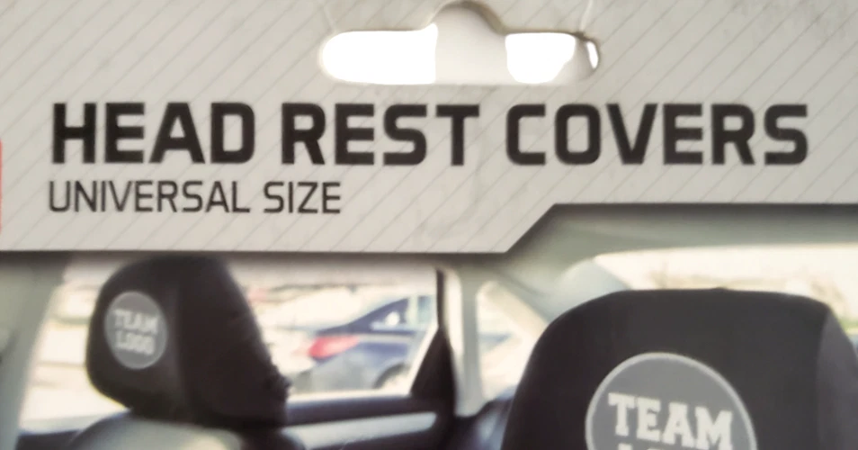 Juego de funda de reposacabezas estampada Texas A&M NCAA granate/blanco/gris Foto 3 de 4