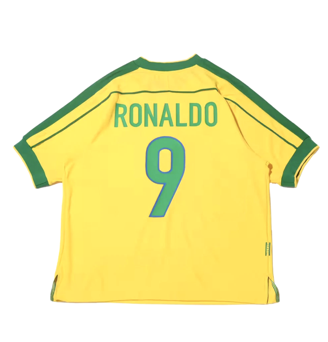 Nike Brazil 1998 Reissue Soccer Jersey Ronald Marking Ver Nike Brazil 1998 Reissue Soccer Jersey Ronald Marking Ver
