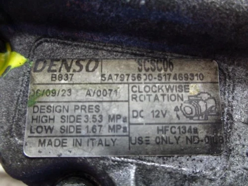 5A7975600 Compresor Aire Acondicionado para FIAT II PUNTO (188) BERLINA 840267 - Imagen 2 de 9