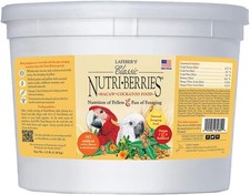 Classic Nutri-Berries Macaw / Cockatoo 3.5 lb. Tub