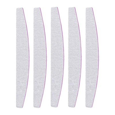 1-50x Profi Nagelfeilen 100/180 Körnung Halbmond Emery Board Buffer Feile Set