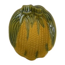 Vintage Italian Ceramic Corn Dish 6