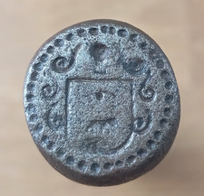 SIGILLO ANTICO IN FERRO STEMMA ARALDICA