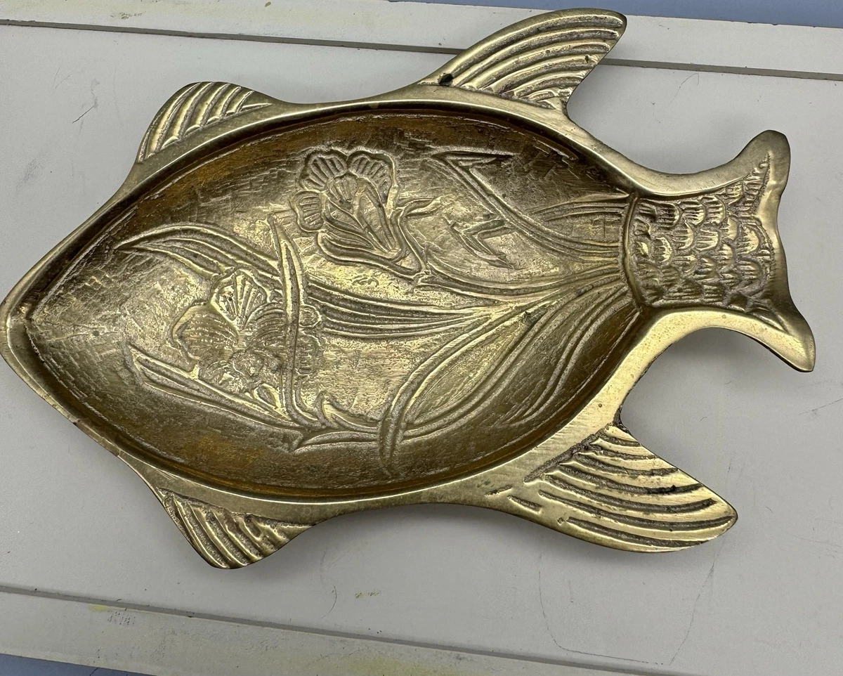 Brass Fish Ashtray Indiana Collectible Ashtrays for sale | eBay