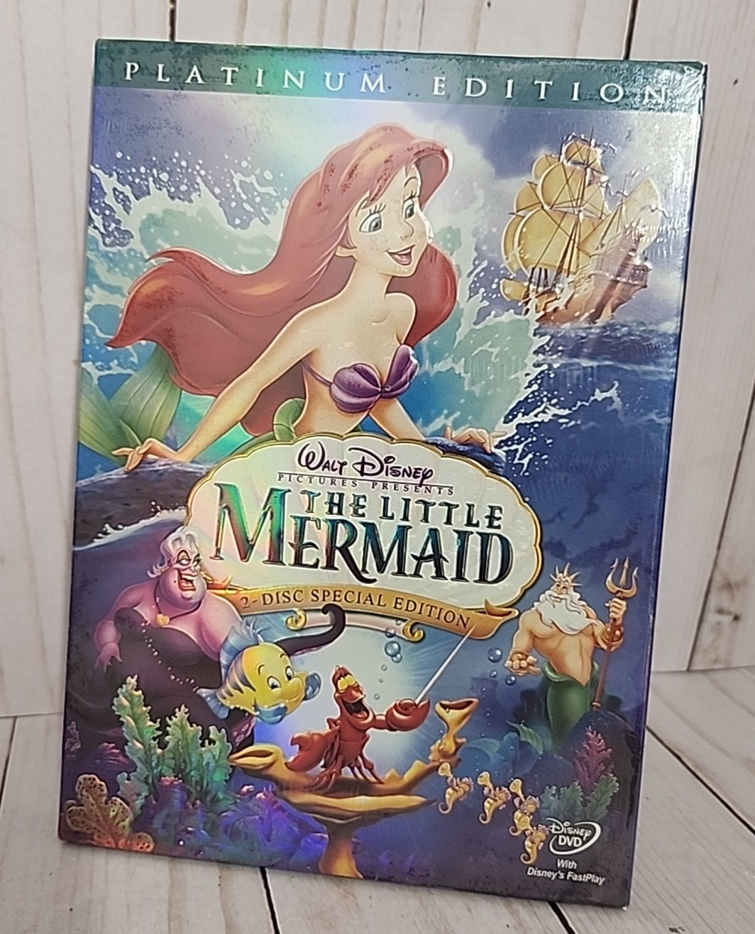 The Little Mermaid DVD Platinum Edition 2-Disc Set W/Slipcover NEW SEALED
