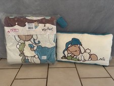 Nici Plüschdecke und Kissen Jolly Sleepy Friends Neu & OVP mit Etikett NEU